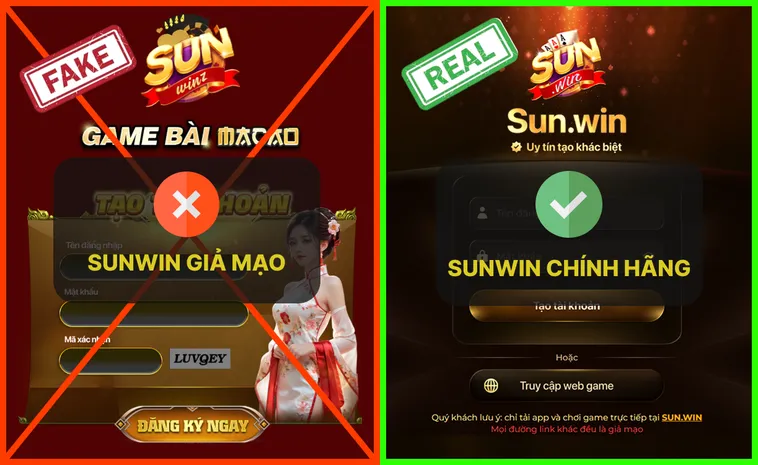 Người dùng chỉ nên truy cập Sun.win qua link chính thức, tránh bấm vào các đường dẫn được chia sẻ ngẫu nhiên.